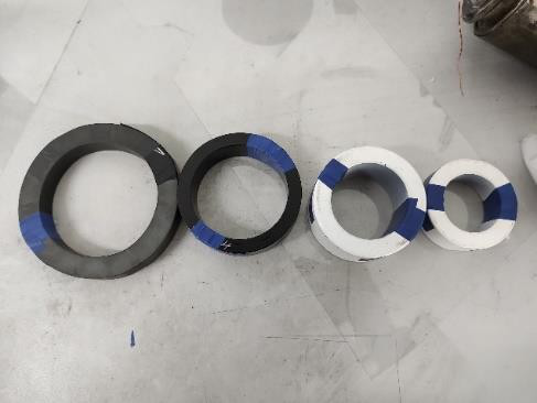 四種尺寸磁環實物圖 四種尺寸磁環實物圖