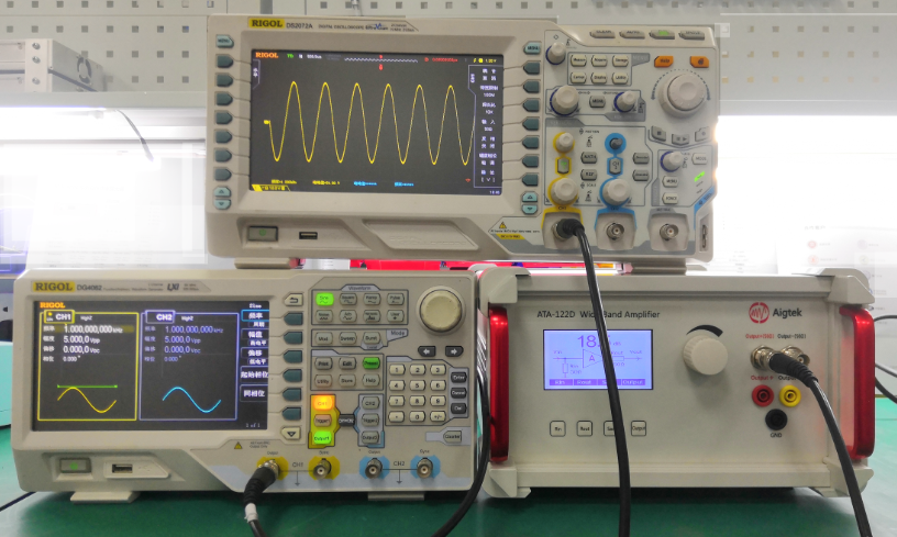 寬頻功率放大器應用——壓電陶瓷驅動器測試研究