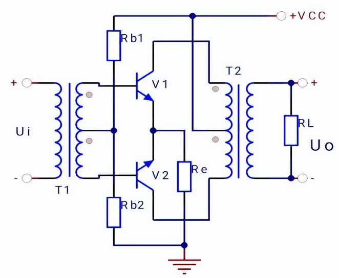 甲,乙類推挽功率放大器電路圖 甲,乙類推挽功率放大器電路圖